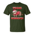 Christmas Children Sloth Outfit T-Shirt