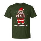 Christmas Grandpa Claus Outfit Family Christmas T-Shirt