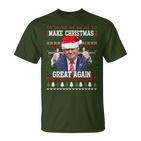 Make Christmas Great Again Trump Holiday  T-Shirt