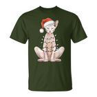 Christmas Hat Sphynx Cat Santa Hat Merry Christmas Xmas T-Shirt