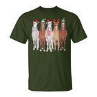 Christmas Horses Winter Pony Riding  T-Shirt