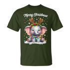 Christmas Outfit Christmas Jumper Elephant Christmas T-Shirt