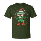 Coolster Uncle Elf Partner Look Family Outfit Christmas T-Shirt