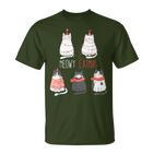 Cute Cats Xmas Kitten Christmas Outfit Christmas T-Shirt