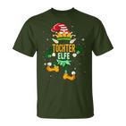 Daughter Elf Christmas Family Outfit Christmas Elf T-Shirt