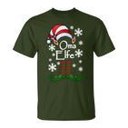 Elf Grandma Grandmother Elf Christmas Ugly Christmas T-Shirt