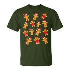 Gingerbread Christmas Gingerbread Pyjamas Mens T-Shirt