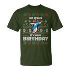 Go Jesus It's Your Birthday Fun Ugly Christmas Sweater Meme T-Shirt