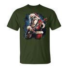 Hab Einen Rock & Roll Christmas Rock Santa Music Lovers T-Shirt