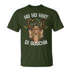 Ho Ho Hoit Di Goschn Weihnachten Ugly Christmas T-Shirt