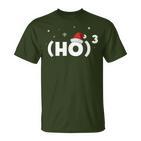 Ho Ho Ho Maths Formula Santa Christmas T-Shirt