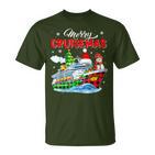 Merry Christmas Cruise Santa Cruise Ships Xmas Symbols Lover T-Shirt