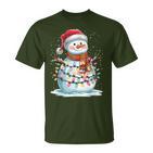 Merry Christmas Snowman Christmas Winter Xmas Eve T-Shirt