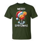 Merry Spritzmas Christmas Cocktail Holiday Drink T-Shirt