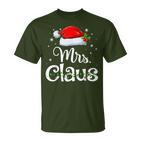 Mr And Mrs Claus Pyjama Santa T-Shirt