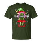 Nurse Elf Christmas Family Christmas T-Shirt