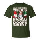 Secret Christmas Gnome Xmas Doofe Gnome T-Shirt