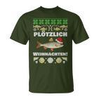 Suötzlich Christmas Fishing Plötz Red Eye Fish  T-Shirt