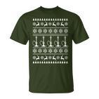 Ugly Christmas Shisha Water Pipe Christmas T-Shirt