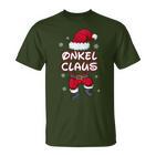 Uncle Claus Christmas Family Partner Look Santa Claus T-Shirt