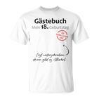 18Th Birthday Party Guest Book Boys Girls Decorative  T-Shirt