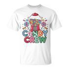 Candy Crew Colourful Candy Land Fun Candy Squad  T-Shirt