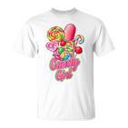 Candy And Girl Candy Lovers Cute X Carnival Costume T-Shirt