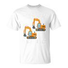 Children's Birthday I Am 2 Digger Old Boy 2 Years T-Shirt