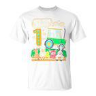 Children's First Birthday 1 Year Boy Tractor One Year T-Shirt