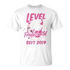 Children's Level 6 Years Girl's Birthday Gamer Girl Gamer 2019 T-Shirt