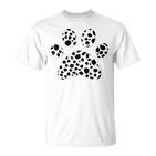 Dalmatian Dog Paw Polka Dot Polka Dot Women T-Shirt