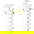 Dortmund Herzschlag Skyline Puls Ruhrpott Stadion Dortmund T-Shirt