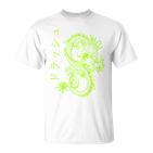 Dragon Streetwear E-Girl Aesthetic Retro 90S Japan Dragon S T-Shirt