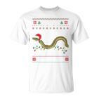 Eel I Want For Christmas I Angler Ugly Christmas Sweater T-Shirt