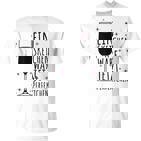 Ein Sektchen Wäre Jetzt Perfektchen Sekt Jga Fun Trink T-Shirt