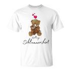 Favourite Teddy Bear Sleep With Heart Pyjamas Teddy T-Shirt