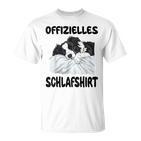 Border Collie Dog Official Sleep T-Shirt