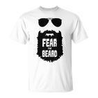 Fear The Beard Gray S T-Shirt