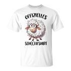 Offizielles Schlaf Schaf Pyjamas Nightdress Gray T-Shirt