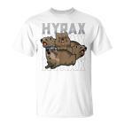 Rock Hyrax Meme Dassie Cute Animal Lover Gray T-Shirt