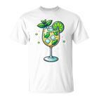 Hugo Spritz Holunder Sommer Sekt Prosecco Team Cocktail T-Shirt