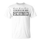 Ich Bin Einfach Eine Andere Generation Lustiges Blue T-Shirt