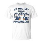 Ich Mag Halt Penguins Girls Children Women's Penguin T-Shirt