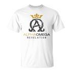 Jesus Christ Alpha And Omega Book Revelation T-Shirt