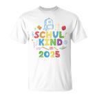 Kinder Einschulung 2025 Schulkind 2025 T-Shirt