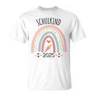 Kinder Schulkind 2025 Schulanfang Mädchen Deko Einschulung 2025 T-Shirt