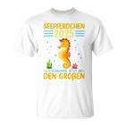 Kinder Seepferdchen 2025 Frühschwimmer Abzeichen T-Shirt