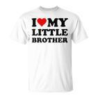 I Love My Little Brother T-Shirt