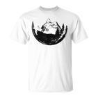 Mountain Bike Downhill Bicycle Mountains Bicycle Lovers  T-Shirt