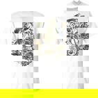 Musician Golden Treble Clef Music Illustration T-Shirt